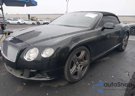 2012 Bentley Continental Gtc из США, поврежденный, VIN SCBGR3ZA7CC077536